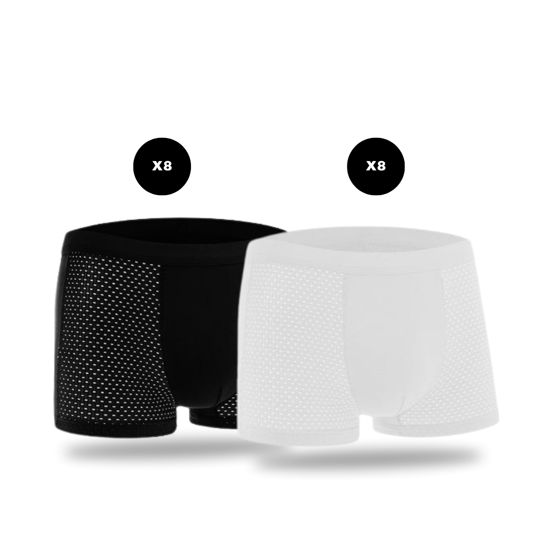 BAMBOO FIBRE BOXERS | BAMBOOWEAR 16-PACK