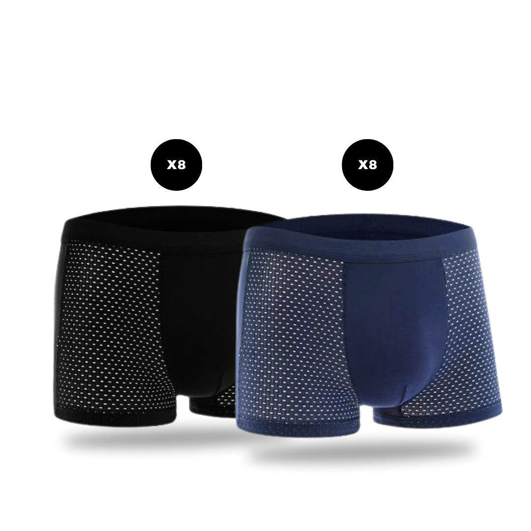 BAMBOO FIBRE BOXERS | BAMBOOWEAR 16-PACK