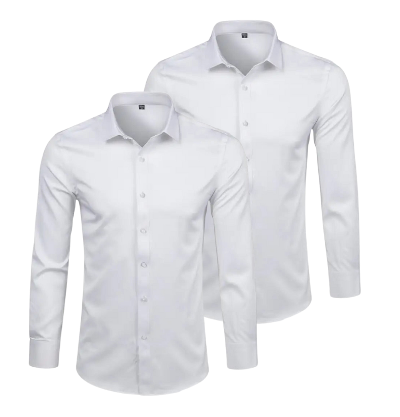STRETCH DRESS SHIRT | ELASTECH 2-PACK WHITE