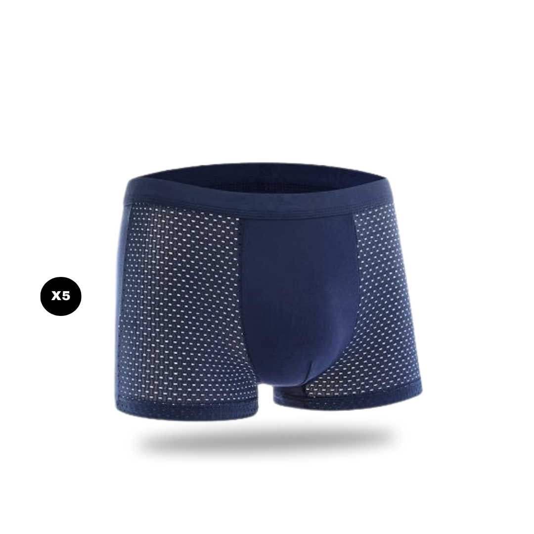 BAMBOO FIBRE BOXERS | BAMBOOWEAR 5-PACK