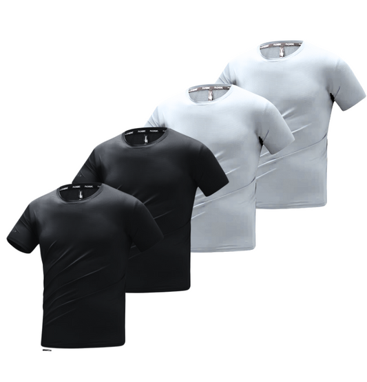 BAMBOO FIBRE T-SHIRT | BAMBOO GYM SHIRT 4-PACK MIX