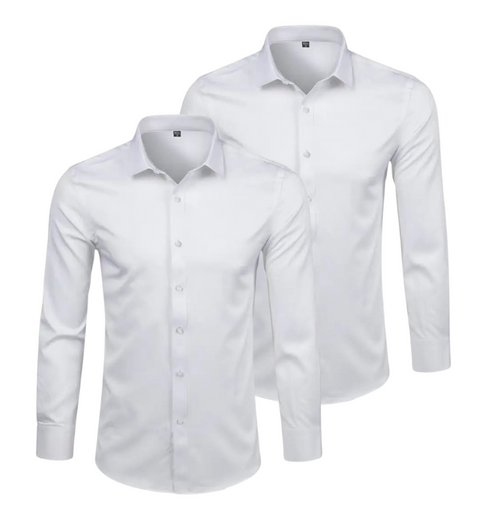 STRETCH DRESS SHIRT | ELASTECH 2-PACK WHITE