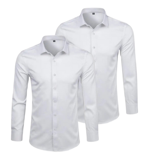STRETCH DRESS SHIRT | ELASTECH 2-PACK WHITE