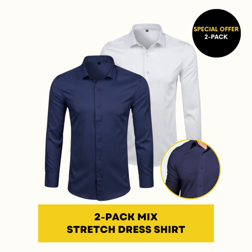 STRETCH DRESS SHIRT | ELASTECH 2-PACK MIX