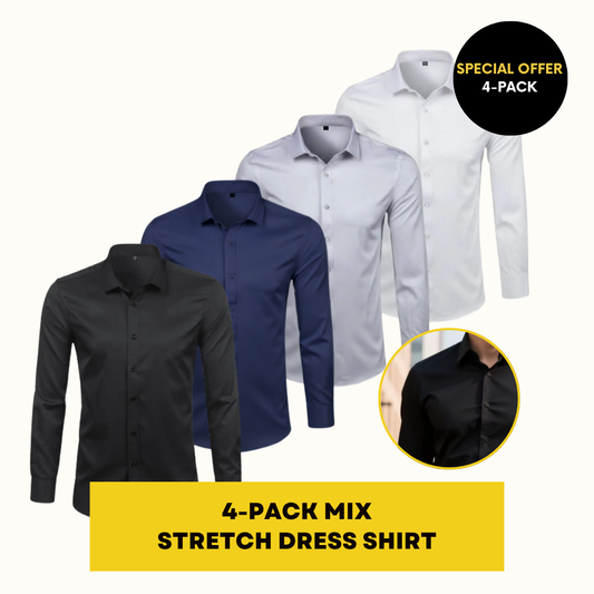 STRETCH DRESS SHIRT | ELASTECH 4-PACK MIX