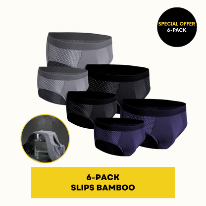 SLIPS BAMBOO FIBER BRIEFS | BAMBOO SLIP 6-PACK