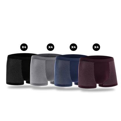 BAMBOO FIBRE BOXERS | BAMBOOWEAR 16-PACK