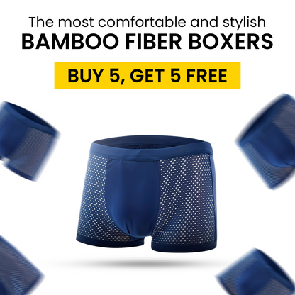 10 BAMBOO FIBER BOXERS FOR THE PRICE OF 5 | BAMBOOWEAR