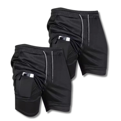 SHORT DRYFIT DE COMPRESSION | GYM SHORT 2-PACK