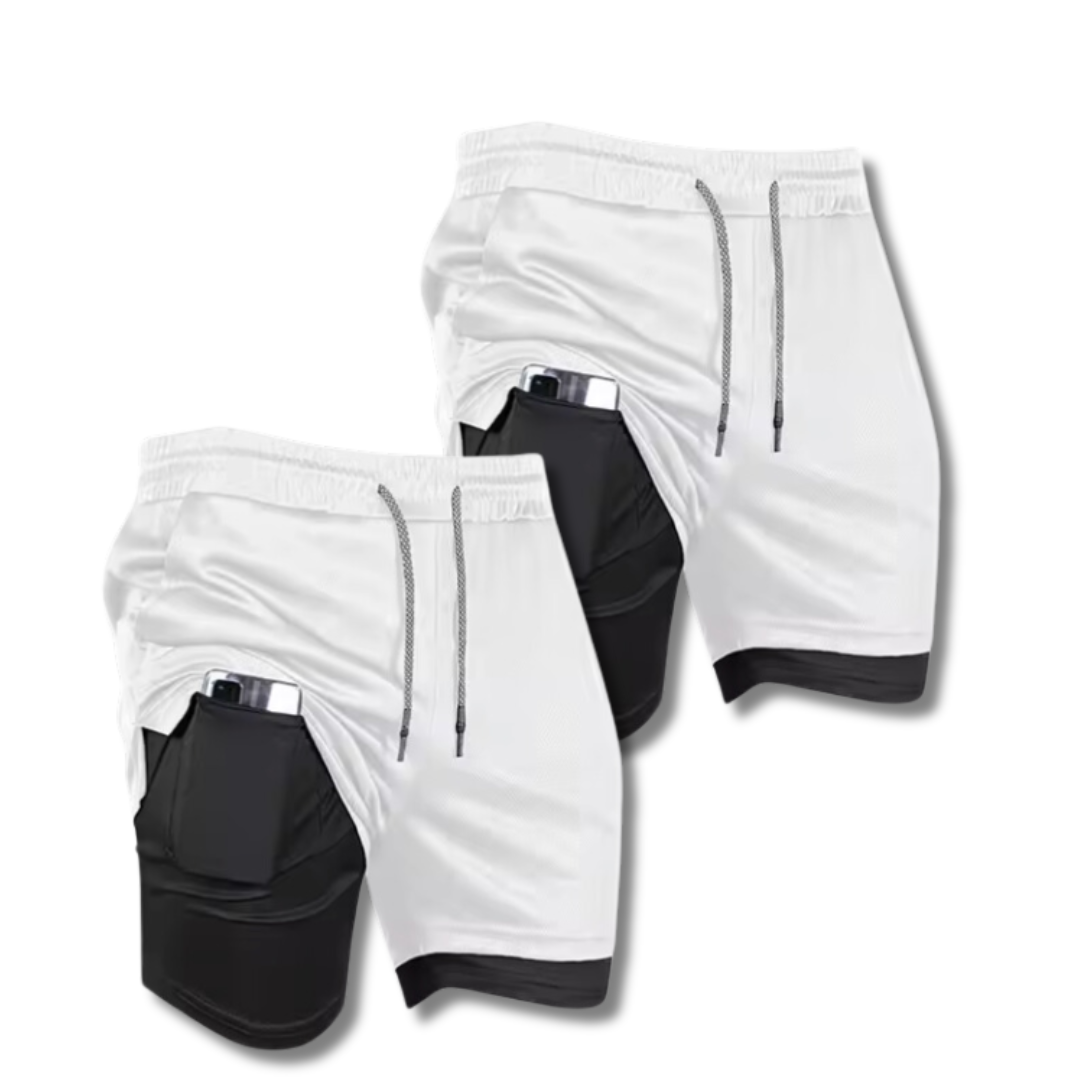 SHORT DRYFIT DE COMPRESSION | GYM SHORT 2-PACK